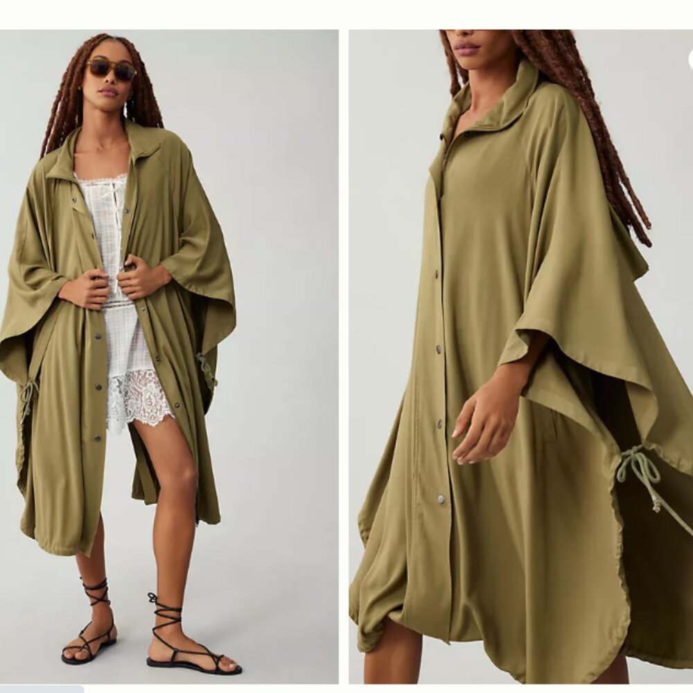 NEW! Anthropologie | Pilcro Khaki Utility Jacket One Size TP2
